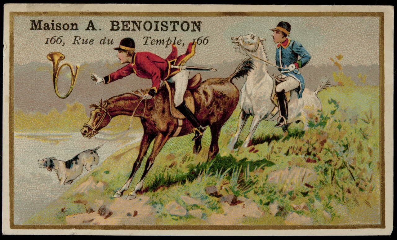 Verger carte réclame chromo Paris 1878-1914 1996.40.1177.2 Photo