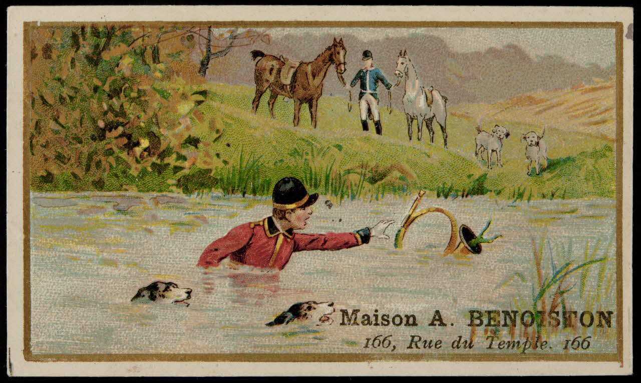 Verger carte réclame chromo Paris 1878-1914 1996.40.1177.3 Photo