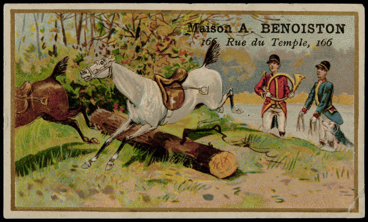 Verger carte réclame chromo Paris 1878-1914 1996.40.1177.5 Photo