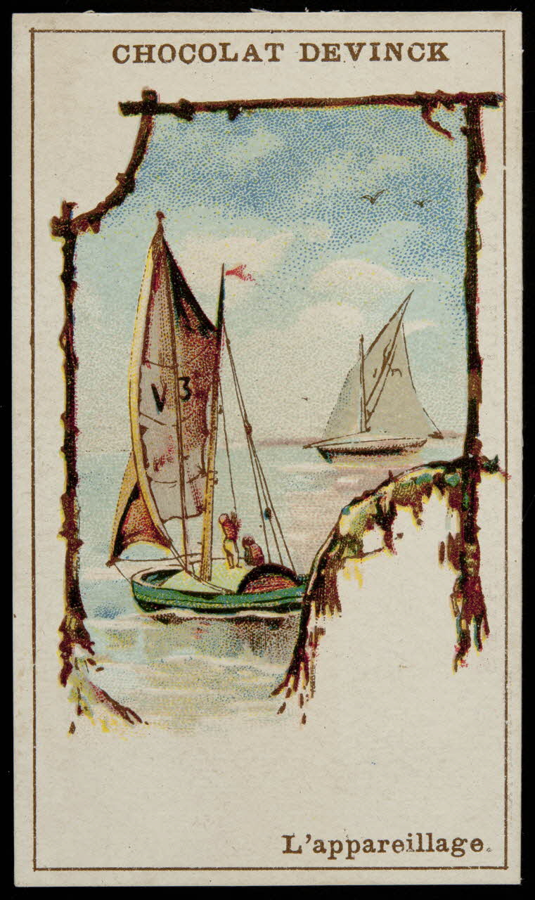 Léopold Verger carte réclame chromo Paris 1878-1914 1996.40.1181.2 Photo