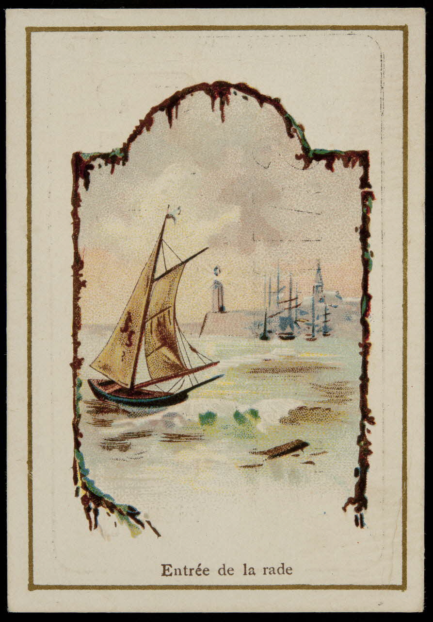 Verger carte réclame chromo Paris 1878-1914 1996.40.1181.3 Photo