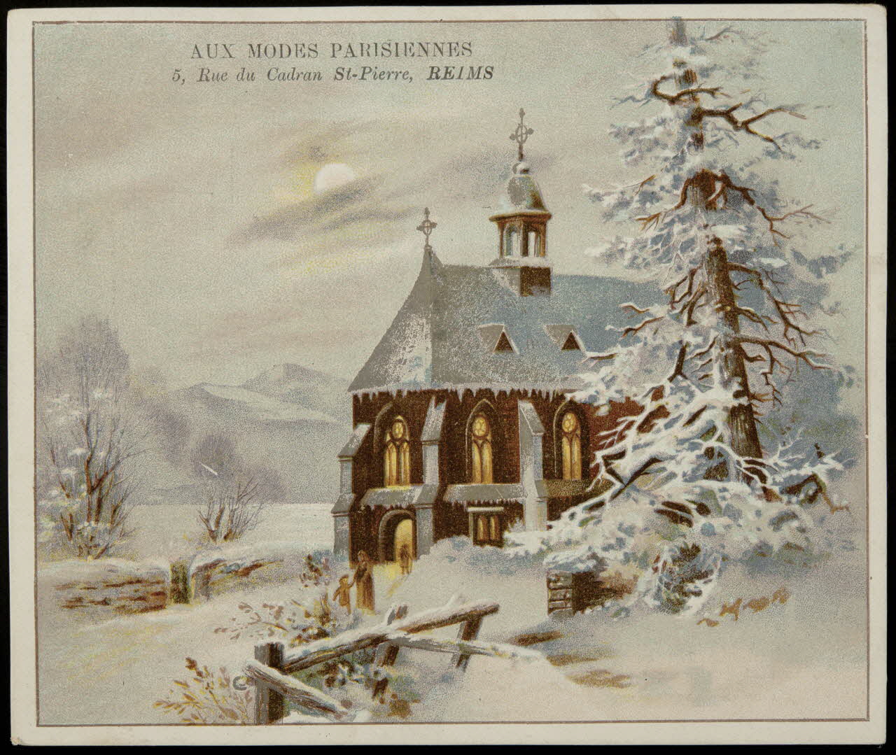 Verger ; A. Gombert ; Soeur Halluin (chromolithogr carte réclame chromo Paris 1878-1914 1996.40.1186.10 Photo