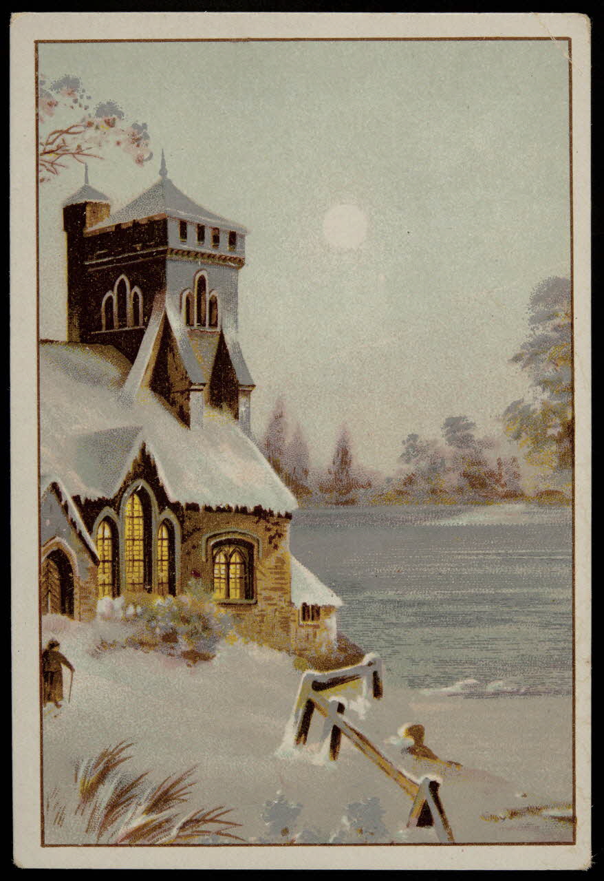 Verger carte réclame chromo Paris 1878-1914 1996.40.1186.4 Photo