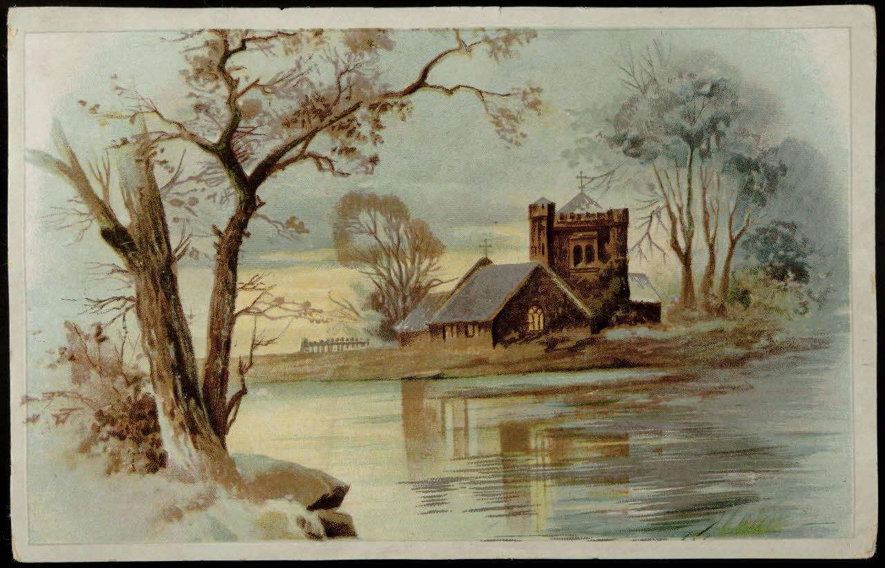 Verger carte réclame chromo Paris 1878-1914 1996.40.1187.1 Photo