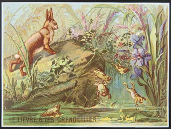 A. Van Geleyn carte réclame chromo Paris 1870-1880 1996.40.1210.1  Photo