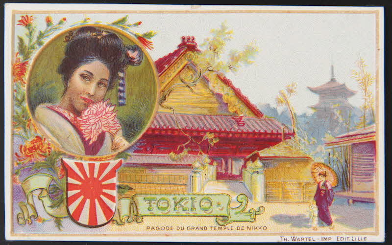 Th. Wartel carte réclame chromo Lille 1890-1920 1996.40.1212.5 Photo