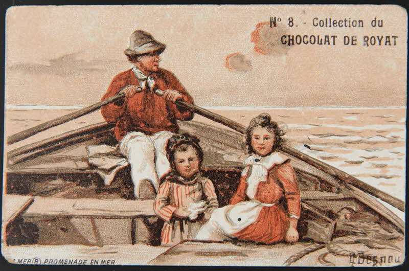 Th. Wartel ; Besnou O. carte réclame chromo Paris 1890-1920 1996.40.1214.2 Photo