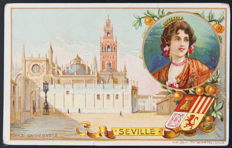 Th. Wartel carte réclame chromo Lille 1890-1920 1996.40.1215.4 Photo