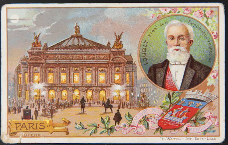 Th. Wartel carte réclame chromo Lille 1899-1906 1996.40.1215.5 Photo