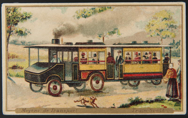 Th. Wartel carte réclame chromo Paris 1890-1920 1996.40.1217.2 Photo