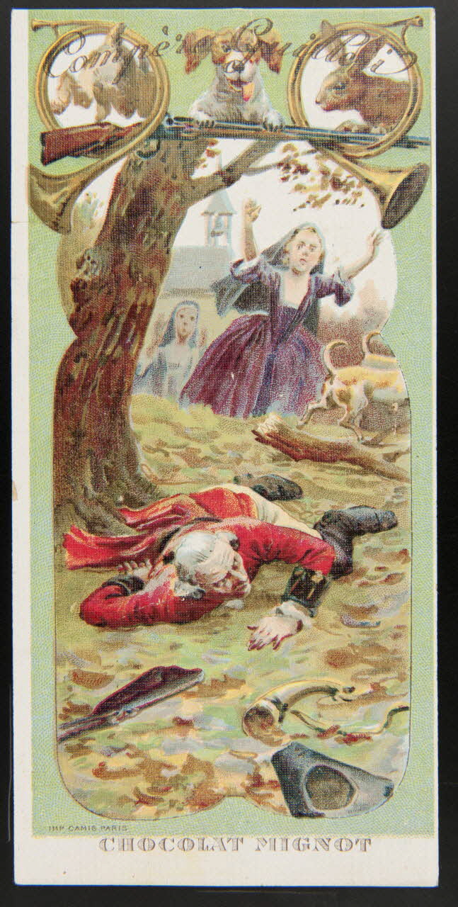 carte réclame chromo Paris 1882-1910 1996.40.1218.1 Photo