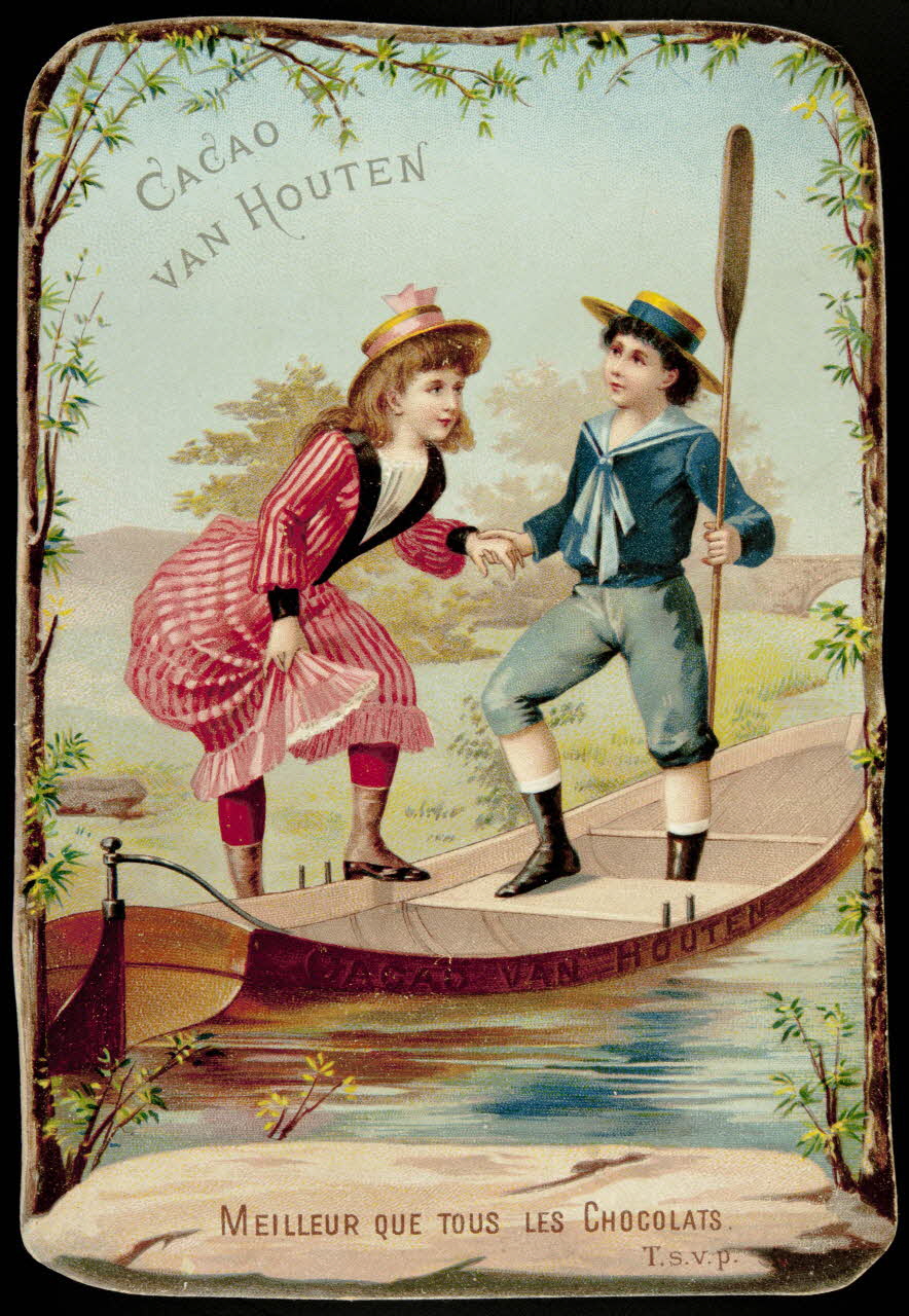 carte réclame chromo Paris 1878-1914 1996.40.1240.1 Photo