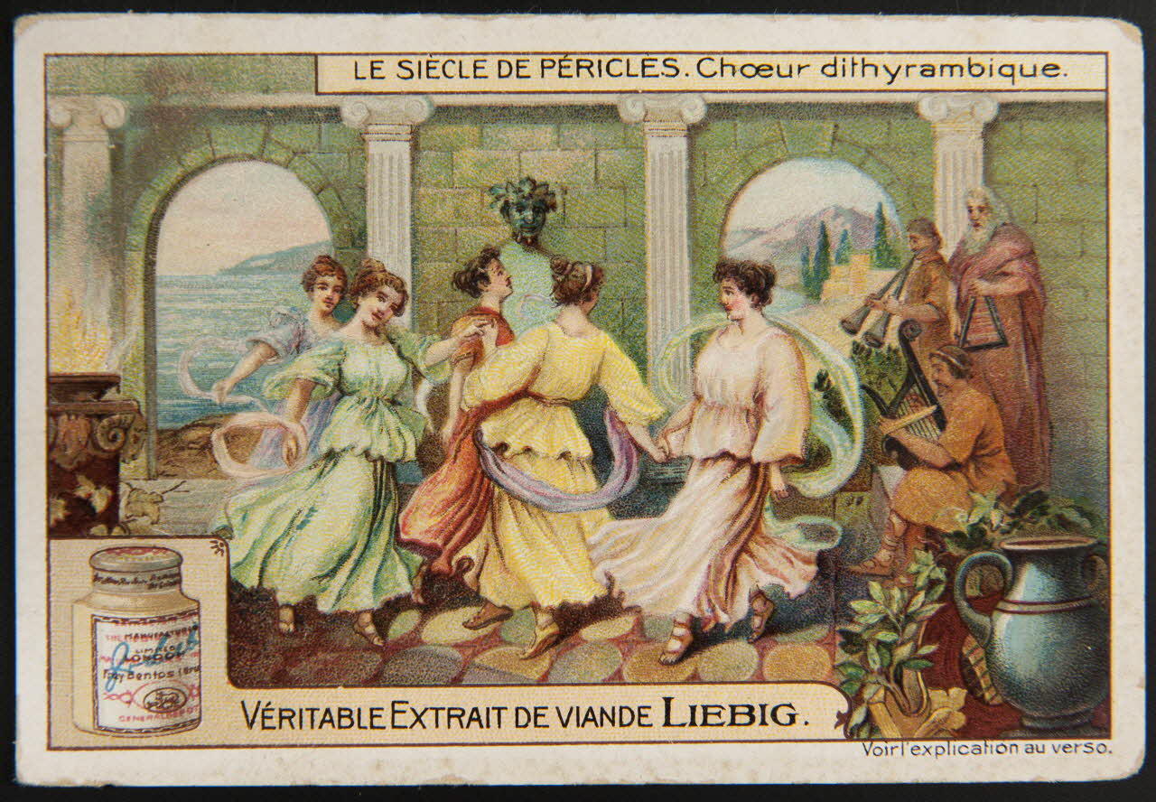 Liebig carte réclame chromo Paris 1911 1996.40.1296.4 Photo