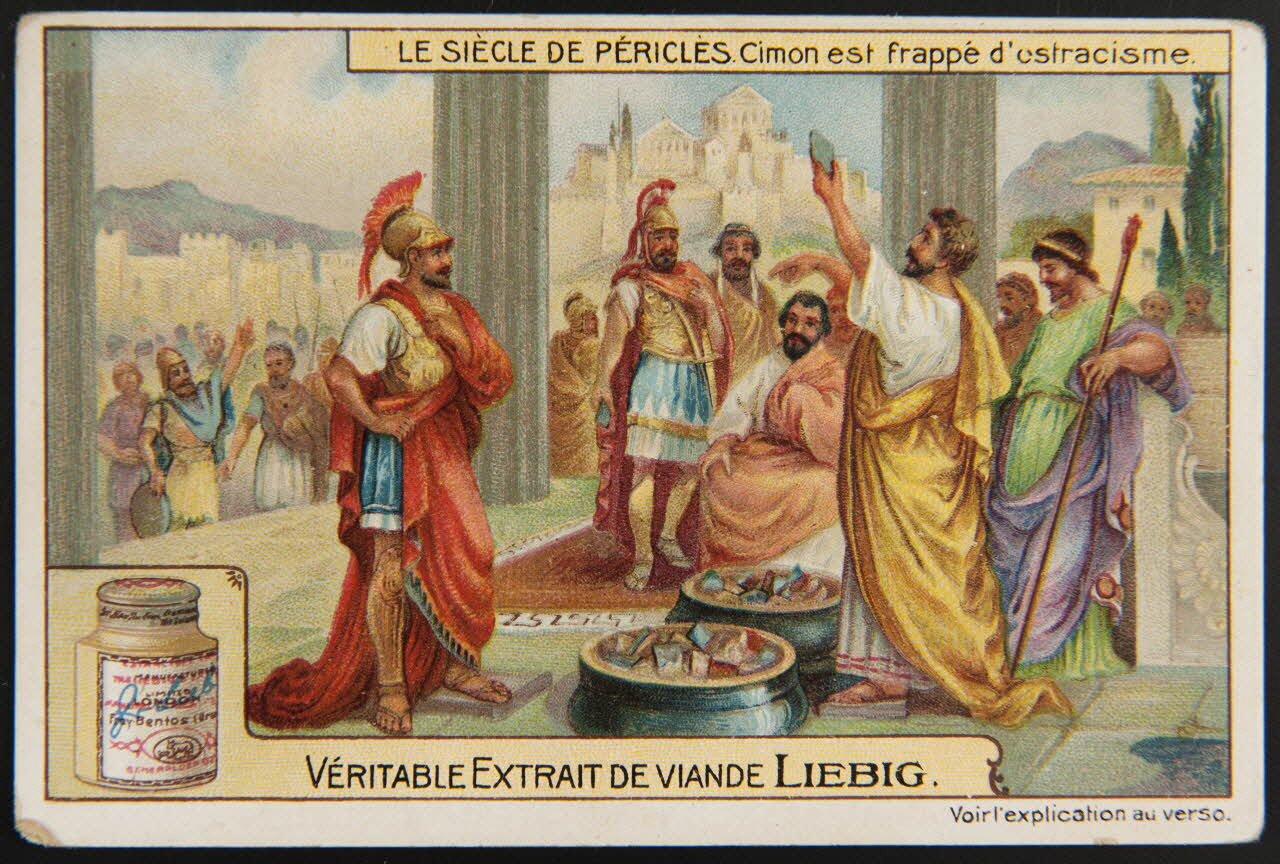 Liebig carte réclame chromo Paris 1911 1996.40.1296.6 Photo