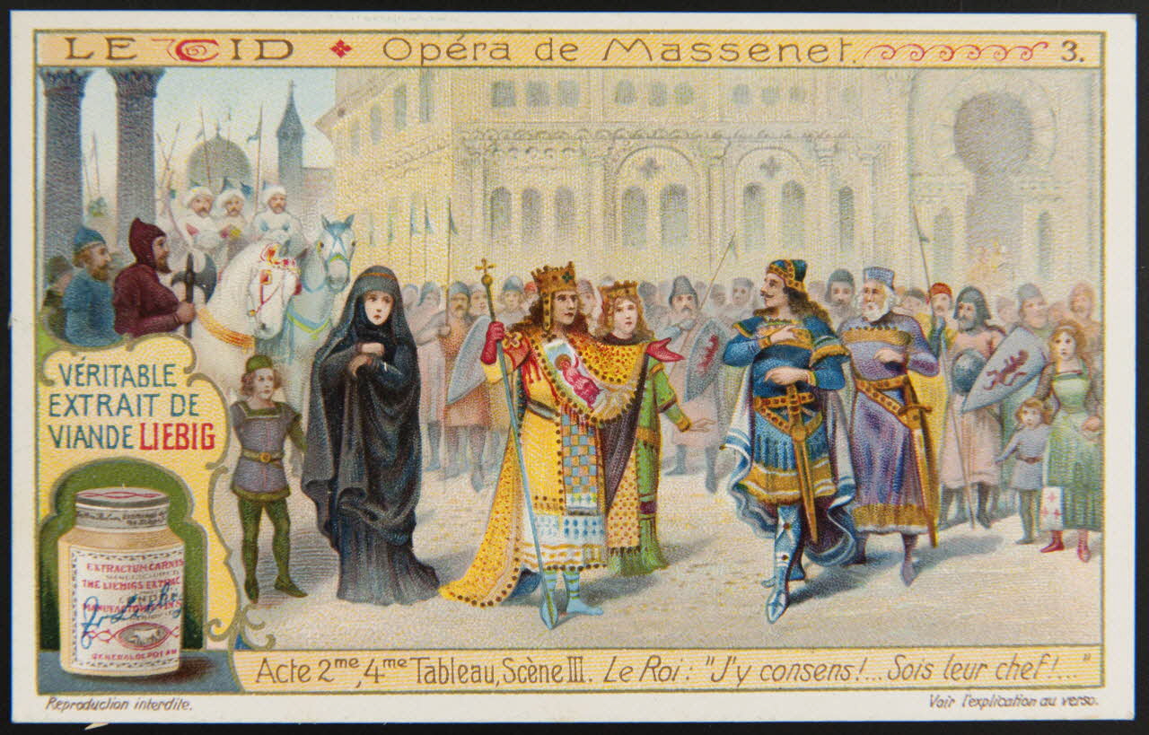 Liebig carte réclame chromo Paris 1911 1996.40.1298.3 Photo