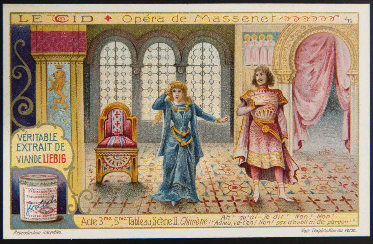 Liebig carte réclame chromo Paris 1911 1996.40.1298.4 Photo