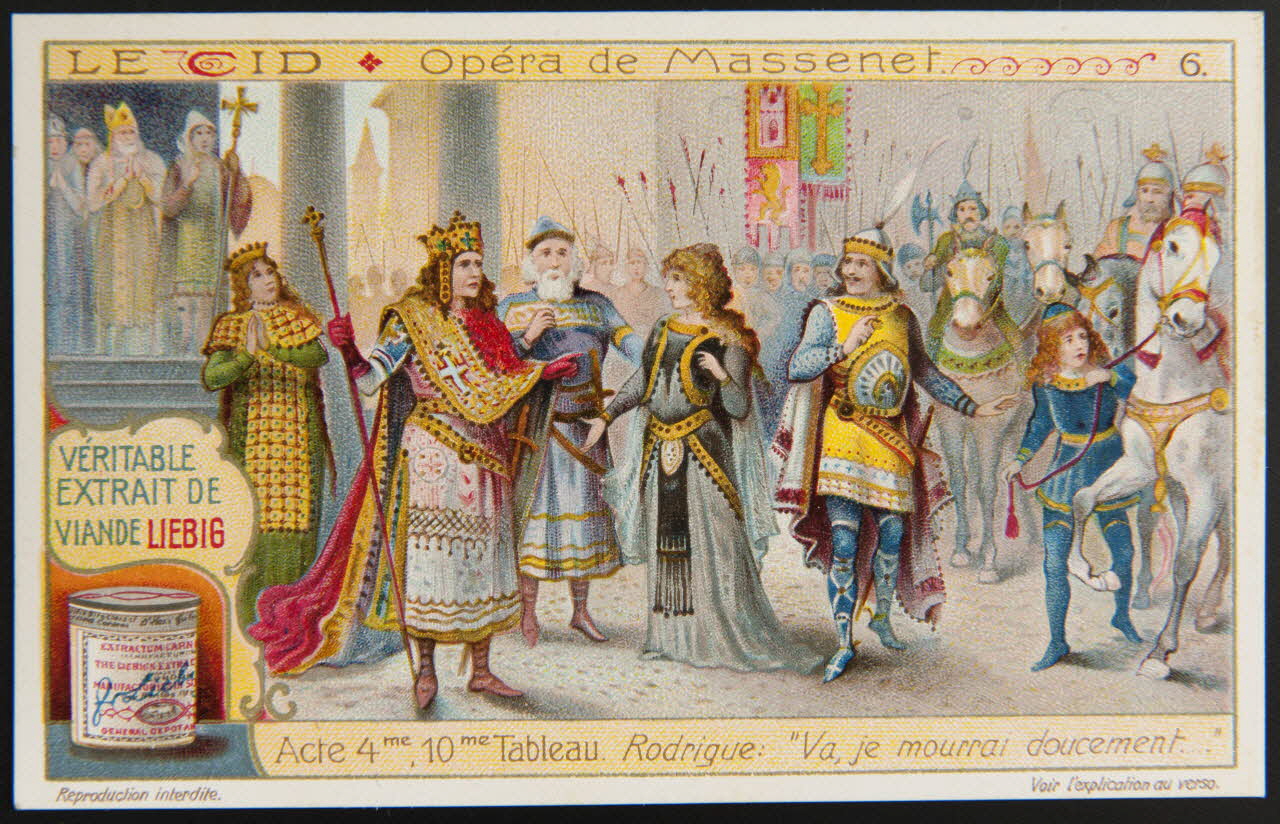 Liebig carte réclame chromo Paris 1911 1996.40.1298.6 Photo