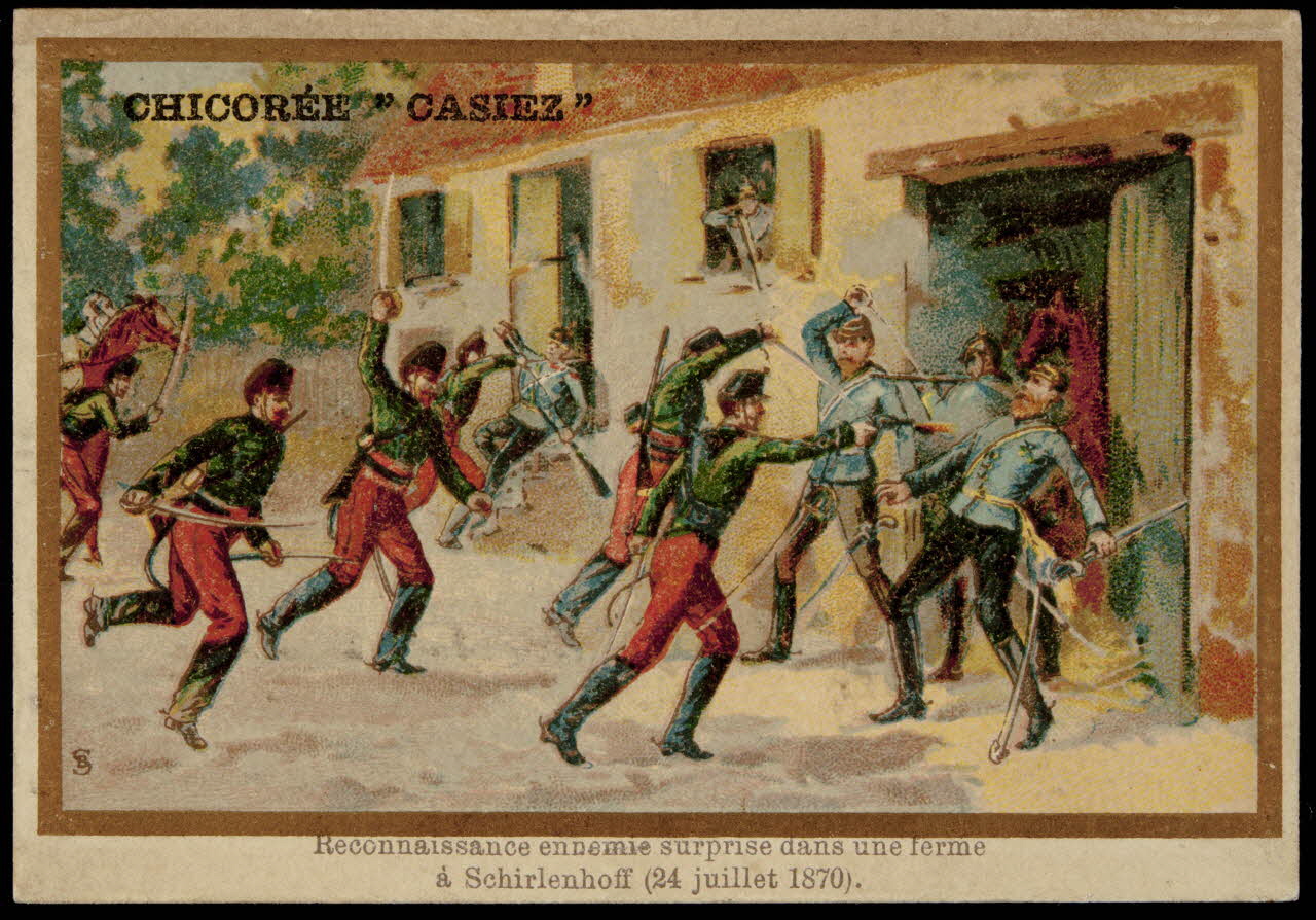 Germain G. ; Jehenne carte réclame chromo Paris 1895 1996.40.1312.1 Photo