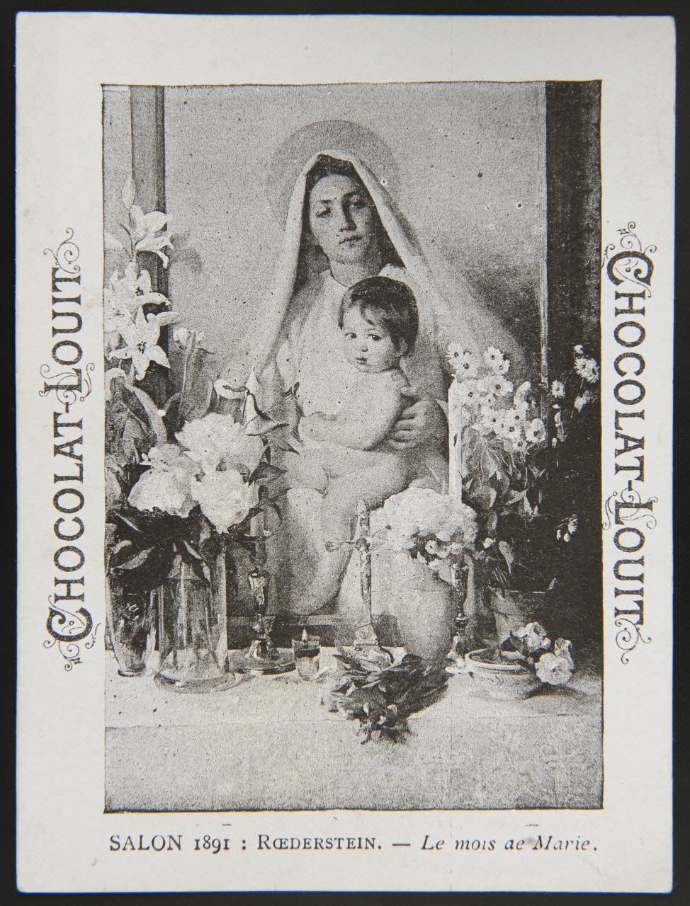 Roederstein Ottilie ; Emery carte réclame chromo Paris 1891 1996.40.1319.11 Photo