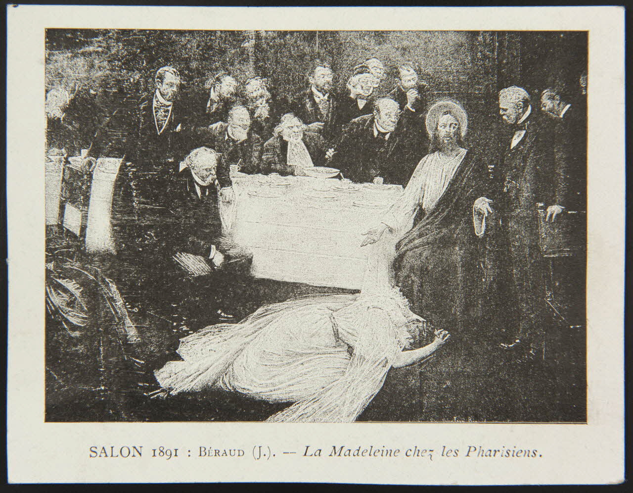 Béraud Jean ; Emery carte réclame chromo Paris 1891 1996.40.1319.4 Photo