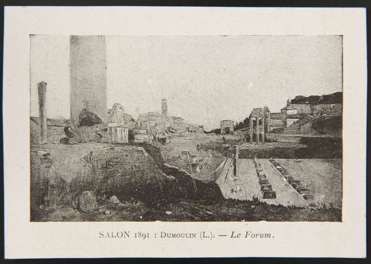 Dumoulin Louis-Jules ; Emery carte réclame chromo Paris 1891 1996.40.1319.7 Photo