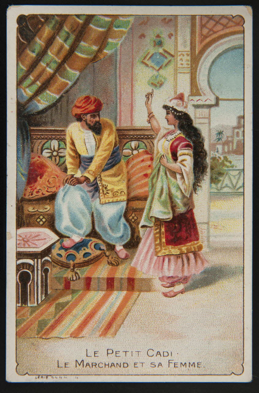 carte réclame LE MARCHAND ET SA FEMME 1996.40.1345 Photo