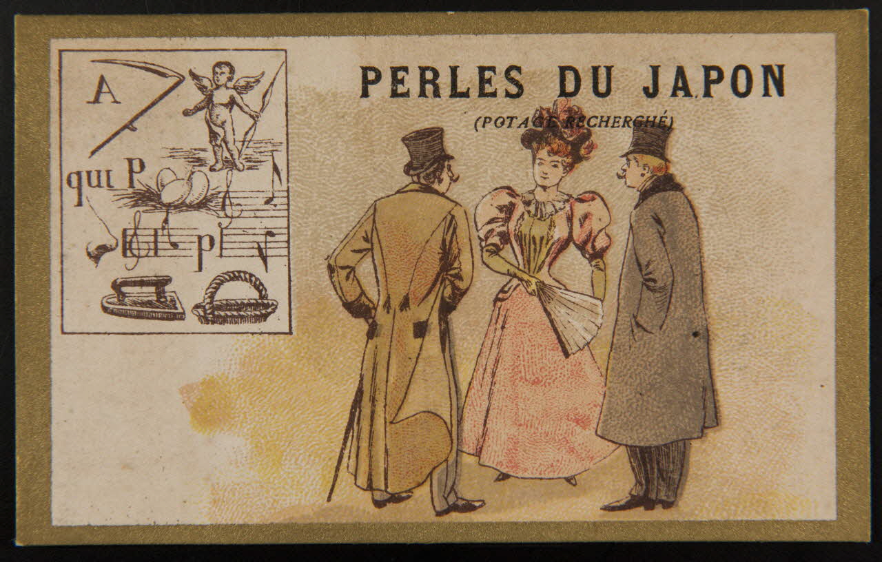 Dupuy A. carte réclame chromo Paris 1888 1996.40.1351.1 Photo