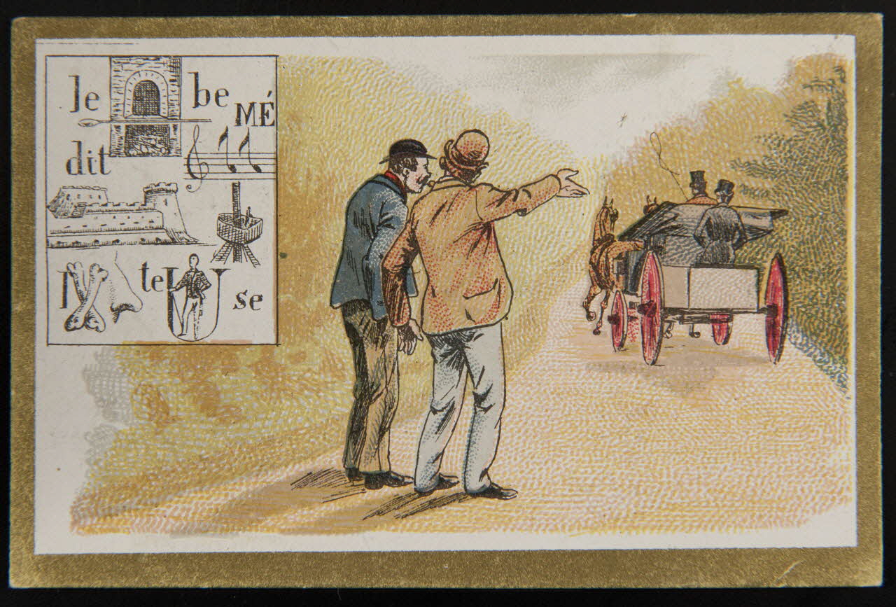 Dupuy Th. & Fils carte réclame chromo Paris 1888 1996.40.1351.10 Photo