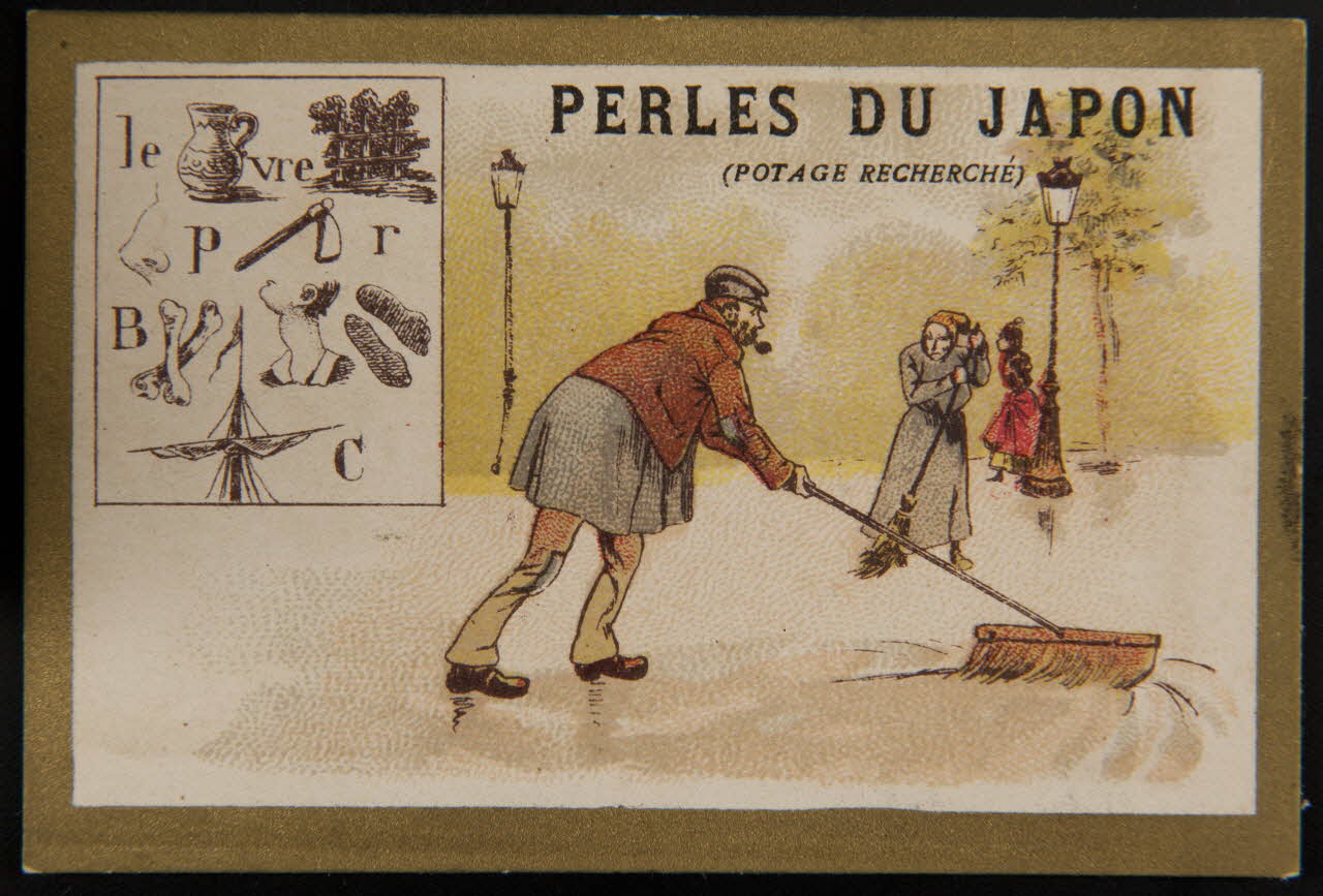 Dupuy A. carte réclame chromo Paris 1888 1996.40.1351.11 Photo