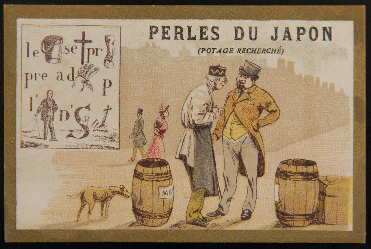 Dupuy A. carte réclame chromo Paris 1888 1996.40.1351.12 Photo