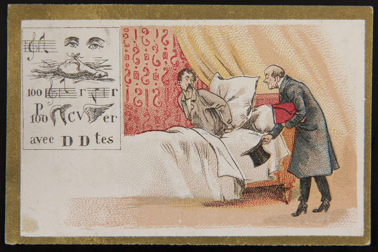 Dupuy Th. & Fils carte réclame chromo Paris 1888 1996.40.1351.13 Photo