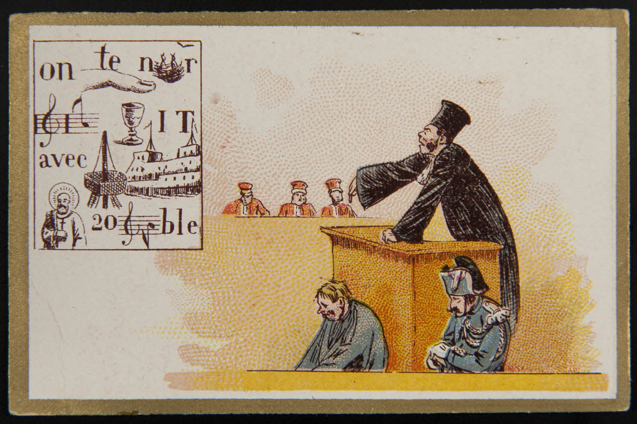 Dupuy Th. & Fils carte réclame chromo Paris 1888 1996.40.1351.14 Photo