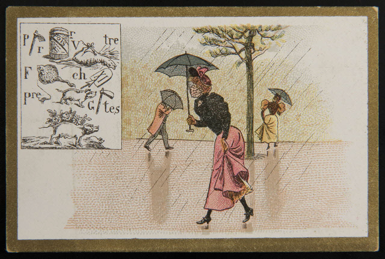 Dupuy Th. & Fils carte réclame chromo Paris 1888 1996.40.1351.16 Photo