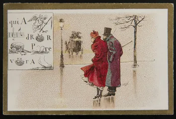Dupuy Th. & Fils carte réclame chromo Paris 1888 1996.40.1351.17 Photo