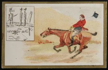 Dupuy Th. & Fils carte réclame chromo Paris 1888 1996.40.1351.18 Photo