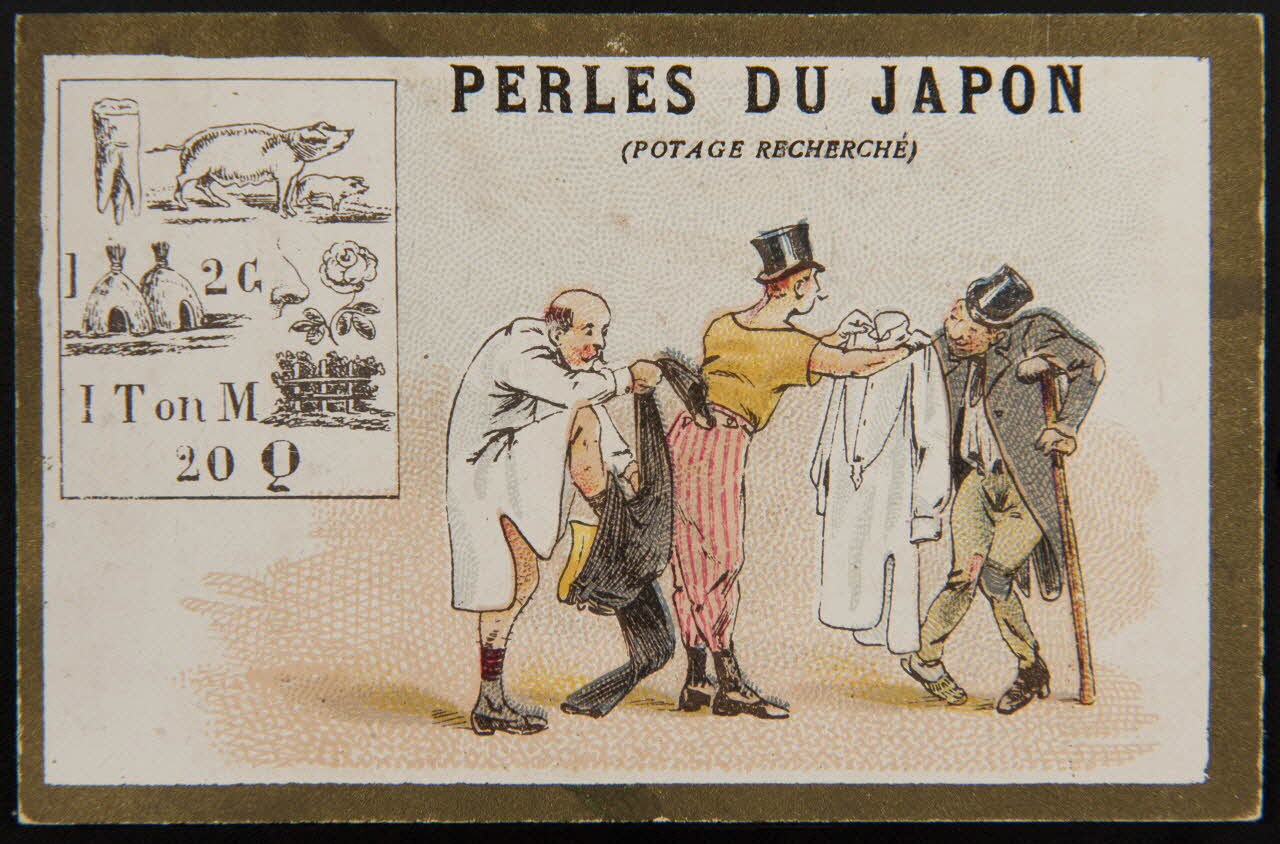 Dupuy A. carte réclame chromo Paris 1888 1996.40.1351.3 Photo