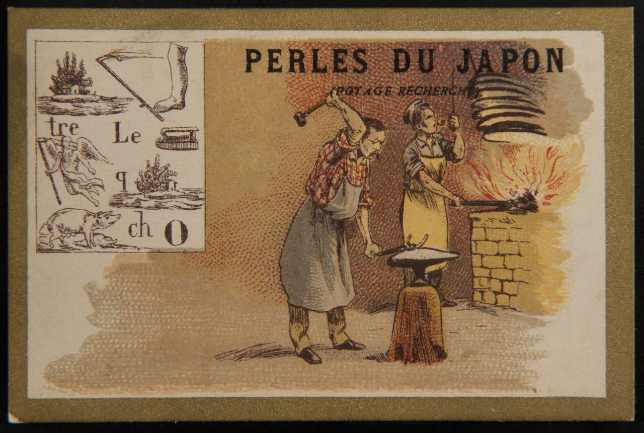 Dupuy A. carte réclame chromo Paris 1888 1996.40.1351.4 Photo