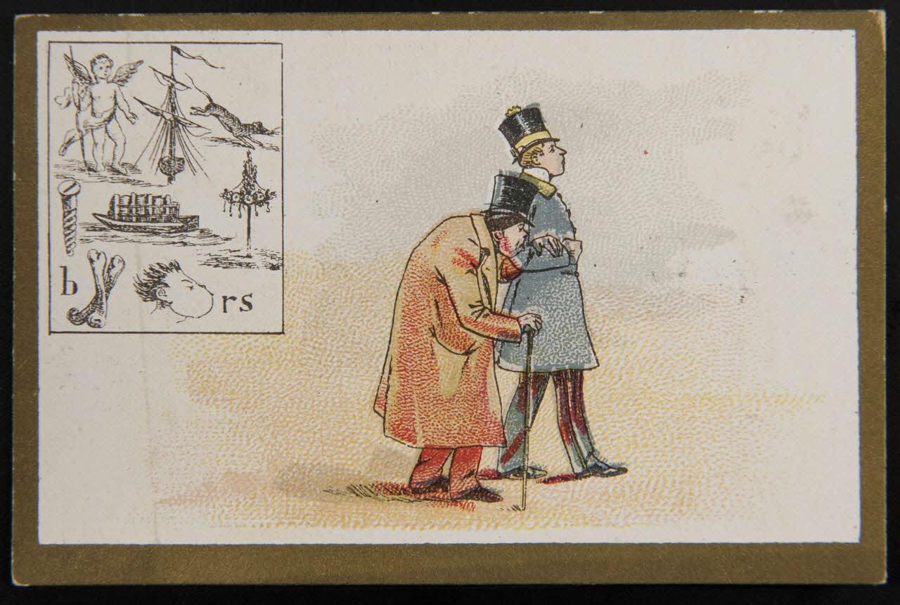 Dupuy Th. & Fils carte réclame chromo Paris 1888 1996.40.1351.5 Photo