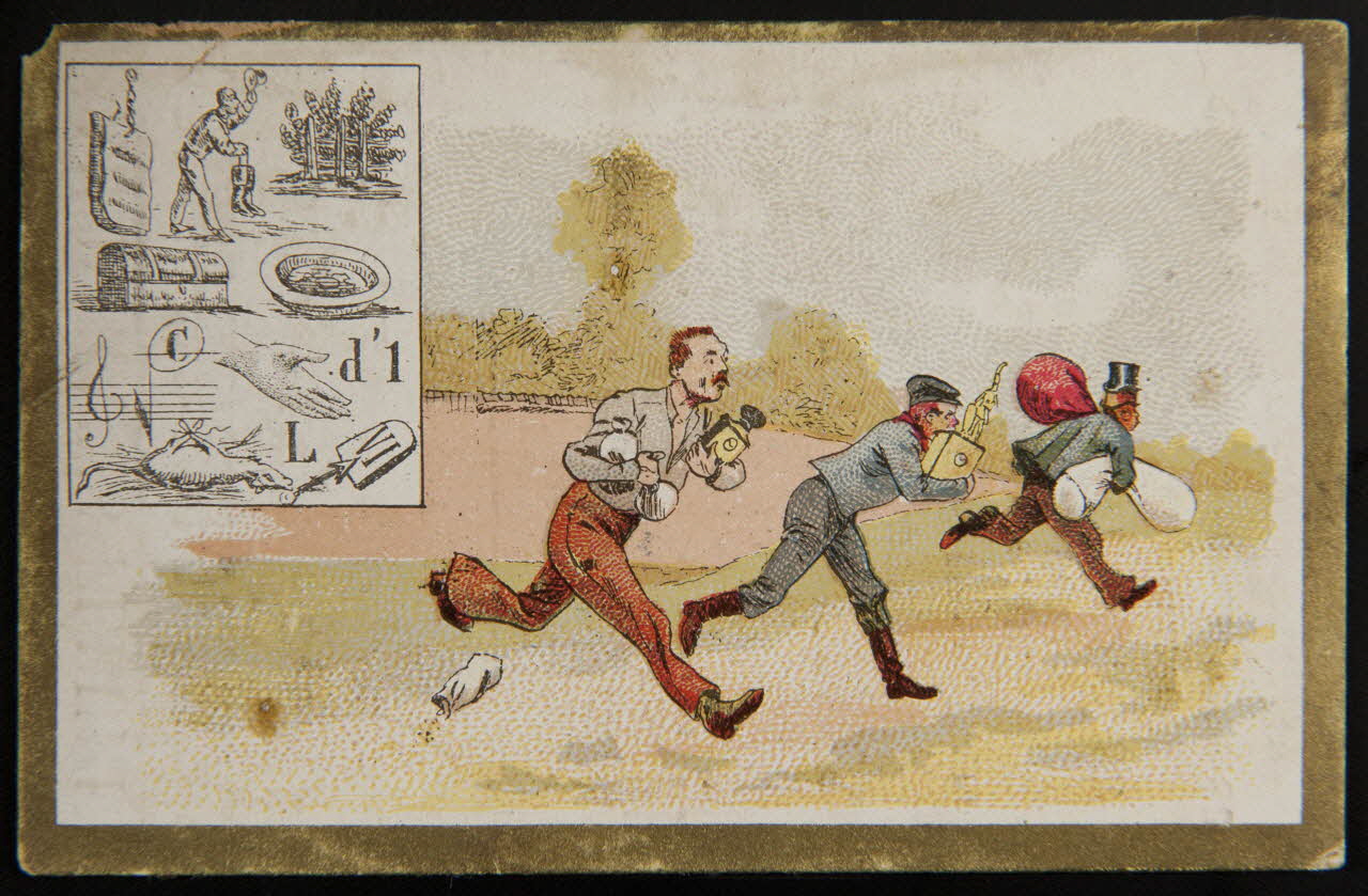 Dupuy A. carte réclame chromo Paris 1888 1996.40.1351.6 Photo