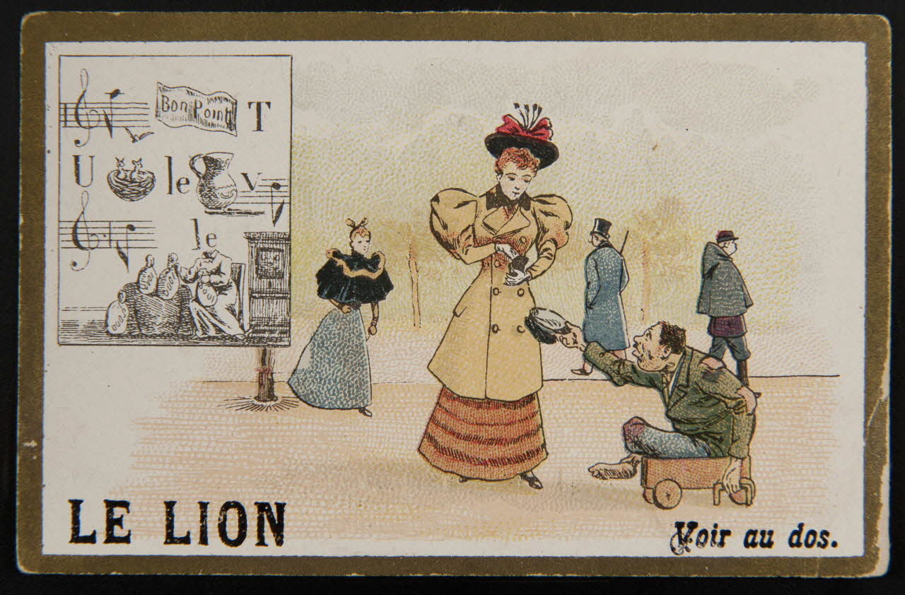 Dupuy A. carte réclame chromo Paris 1888 1996.40.1351.7 Photo