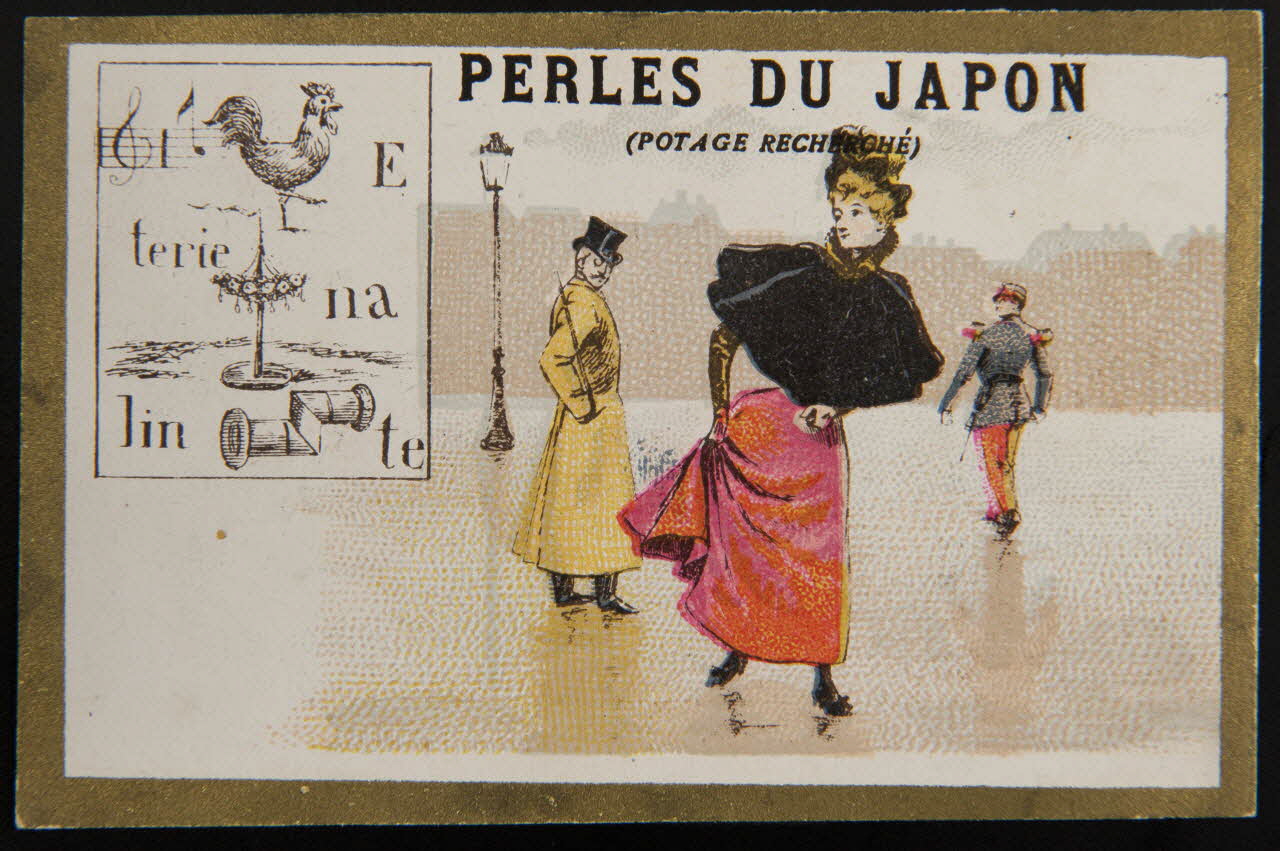 Dupuy A. carte réclame chromo Paris 1888 1996.40.1351.8 Photo