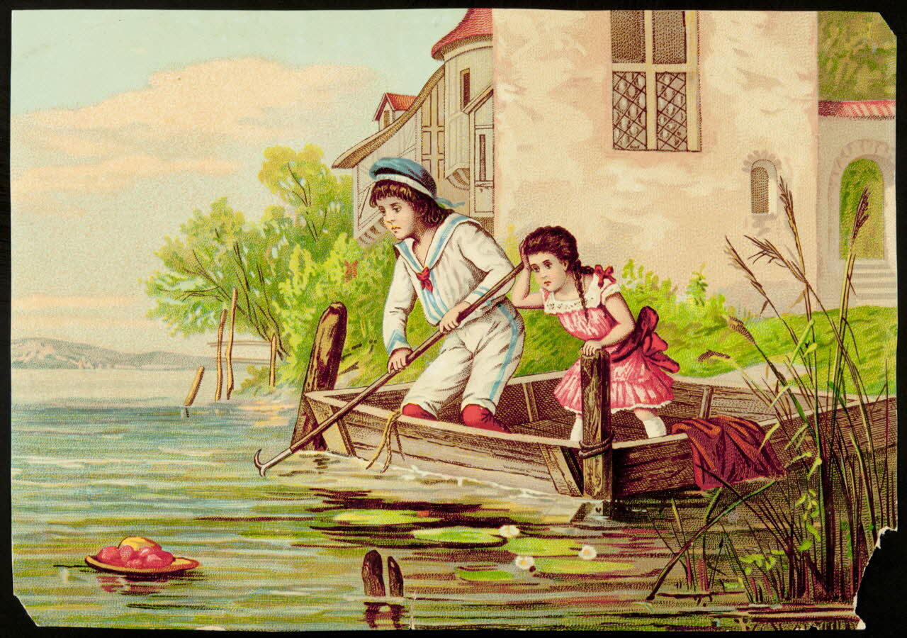 Gombert et Soeur carte réclame chromo Nord-Pas-de-Calais, France 1890 1996.40.142 Photo