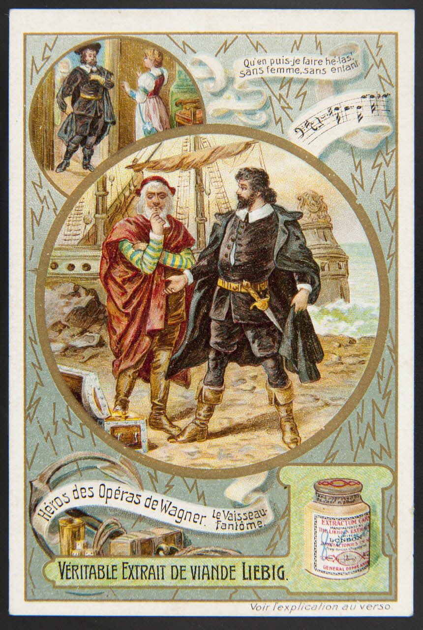 carte réclame Le Vaisseau-  fantôme. 1996.40.1424.3 Photo