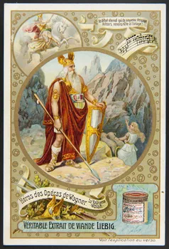 carte réclame La Valkyrie  - Wotan- 1996.40.1424.6 Photo