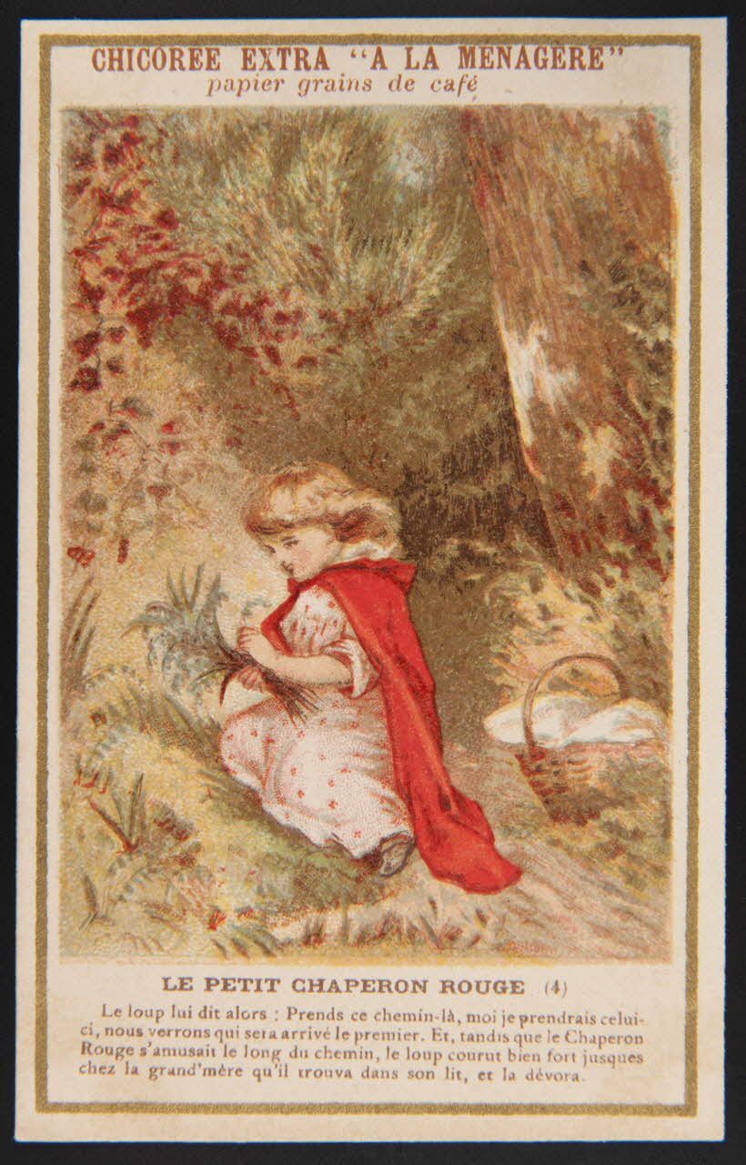 carte réclame LE PETIT CHAPERON ROUGE (4) 1996.40.1430.4 Photo