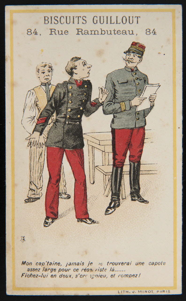 carte réclame chromo 1996.40.1436 Photo