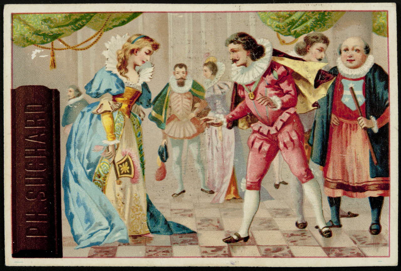 Suchard Philippe carte réclame chromo Neuchâtel, Suisse 1880-1914 1996.40.155.1 Photo