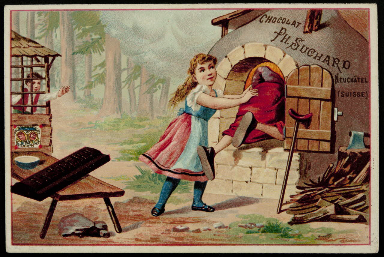 Suchard Philippe carte réclame chromo Neuchâtel, Suisse 1880-1914 1996.40.156.1 Photo