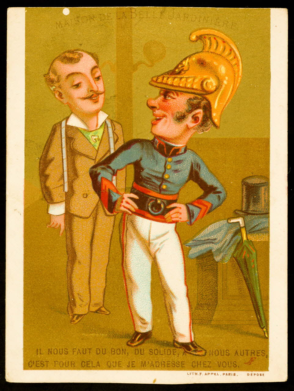 carte réclame chromo 1996.40.1586.1 Photo