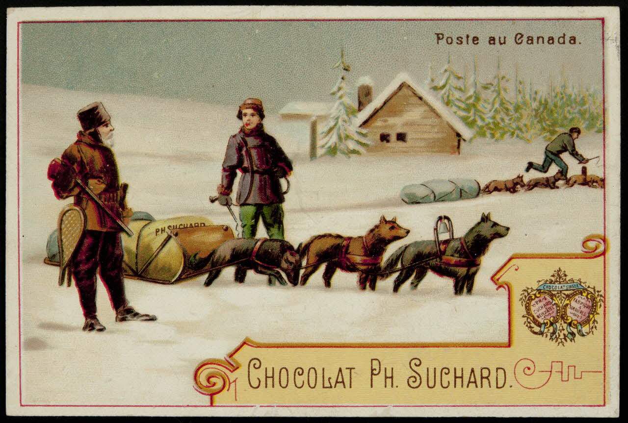 Suchard Philippe carte réclame chromo Neuchâtel 1880-1914 1996.40.163.2 Photo